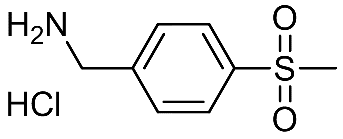 [4-(methylsulfonyl)phenyl]methanaminium chloride