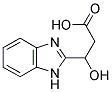 3-(1H-benzo[d]imidazol-2-yl)-3-hydroxypropanoic acid