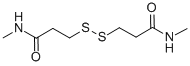 3-[3-keto-3-(methylamino)propyl]disulfanyl-N-methyl-propionamide