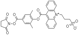 9-[[4-[[(2,5-Dioxo-1-pyrrolidinyl)oxy]carbonyl]-2,6-diMethylphenoxy]carbonyl]-10-(3-sulfopropyl)acridiniuM Inner Salt