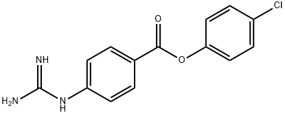 4-chlorophenyl 4-guanidinobenzoate