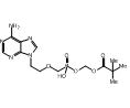 Propanoic acid, 2,2-dimethyl-, [[[[2-(6-amino-9H-purin-9-yl)ethoxy]methyl]hydroxyphosphinyl]oxy]methyl ester