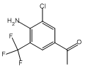 1-[4-amino-3-chloro-5-(trifluoromethyl)phenyl]ethan-1-one