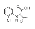 3-(2-氯苯基)-5-甲基异噁唑-4-甲酸