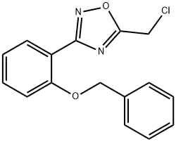 5-(chloromethyl)-3-(2-phenylmethoxyphenyl)-1,2,4-oxadiazole