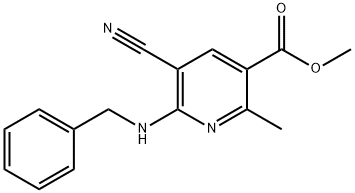 METHYL 6-(BENZYLAMINO)-5-CYANO-2-METHYLNICOTINATE