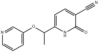 2-HYDROXY-6-[1-(3-PYRIDINYLOXY)ETHYL]NICOTINONITRILE