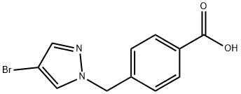 4-[(4-bromo-1-pyrazolyl)methyl]benzoic acid
