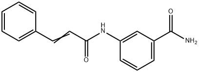 3-[(2E)-3-phenylprop-2-enamido]benzamide
