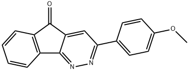 3-(4-METHOXYPHENYL)-5H-INDENO[1,2-C]PYRIDAZIN-5-ONE