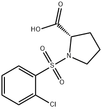1-[(2-CHLOROPHENYL)SULFONYL]-2-PYRROLIDINECARBOXYLIC ACID