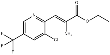 ETHYL 2-AMINO-3-[3-CHLORO-5-(TRIFLUOROMETHYL)-2-PYRIDINYL]ACRYLATE
