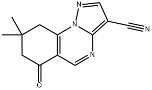 8,8-DIMETHYL-6-OXO-6,7,8,9-TETRAHYDROPYRAZOLO[1,5-A]QUINAZOLINE-3-CARBONITRILE