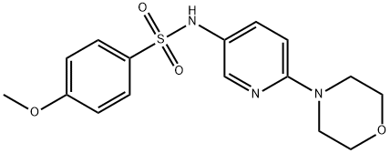 4-METHOXY-N-(6-MORPHOLINO-3-PYRIDINYL)BENZENESULFONAMIDE