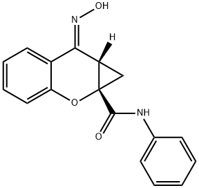 N-PHENYL-7-(HYDROXYIMINO)CYCLOPROPA[B]CHROMEN-1A-CARBOXAMIDE