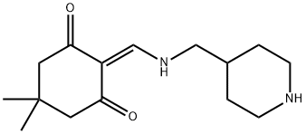 5,5-dimethyl-2-[(4-piperidylmethylamino)methylene]cyclohexane-1,3-dione