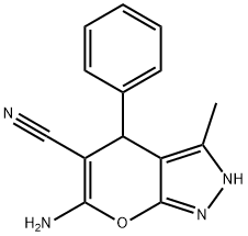 6-AMINO-3-METHYL-4-PHENYL-2,4-DIHYDRO-PYRANO[2,3-C]PYRAZOLE-5-CARBONITRILE