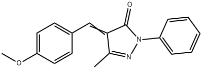 4-((4-甲氧苯基)亚甲基)-3-甲基-1-苯基-2-吡唑并英-5-酮