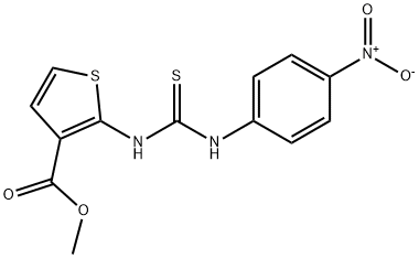methyl 2-{[(4-nitrophenyl)carbamothioyl]amino}thiophene-3-carboxylate
