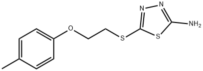1,3,4-Thiadiazol-2-amine, 5-[[2-(4-methylphenoxy)ethyl]thio]-