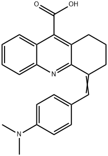 4-{[4-(二甲氨基)苯基]亚甲基}-1,2,3,4-四氢吖啶-9-羧酸
