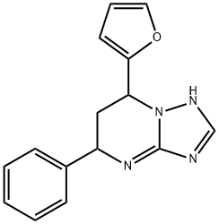 [1,2,4]Triazolo[1,5-a]pyrimidine, 7-(2-furanyl)-1,5,6,7-tetrahydro-5-phenyl-