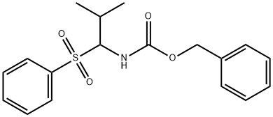 Carbamic acid, N-[2-methyl-1-(phenylsulfonyl)propyl]-, phenylmethyl ester