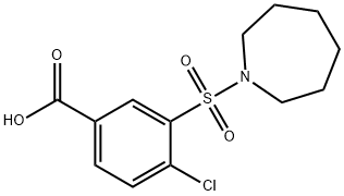 4-氯-3-[(六氢-1H-氮杂-1-基)磺酰基]苯甲酸