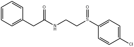 N-(2-[(4-CHLOROPHENYL)SULFINYL]ETHYL)-2-PHENYLACETAMIDE