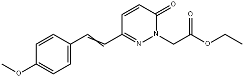 ETHYL 2-[3-(4-METHOXYSTYRYL)-6-OXO-1(6H)-PYRIDAZINYL]ACETATE