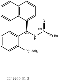 [S(R)]-N-[(R)-[2-(二金刚烷基膦)苯基]-1-萘基甲基]-2-叔丁基亚磺酰胺