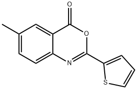 6-methyl-2-(thiophen-2-yl)-4H-3,1-benzoxazin-4-one