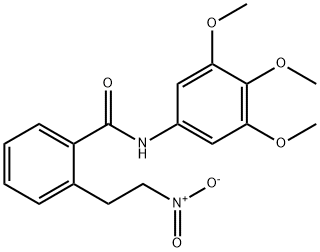 2-(2-NITROETHYL)-N-(3,4,5-TRIMETHOXYPHENYL)BENZENECARBOXAMIDE