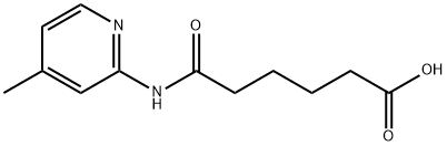 6-[(4-METHYLPYRIDIN-2-YL)AMINO]-6-OXOHEXANOIC ACID