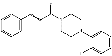 (2E)-1-[4-(2-fluorophenyl)piperazin-1-yl]-3-phenylprop-2-en-1-one