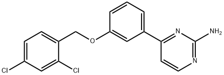 4-(3-[(2,4-DICHLOROBENZYL)OXY]PHENYL)-2-PYRIMIDINAMINE