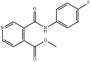 METHYL 3-[(4-FLUOROANILINO)CARBONYL]ISONICOTINATE