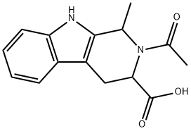 2-ACETYL-1-METHYL-2,3,4,9-TETRAHYDRO-1H-B-CARBOLINE-3-CARBOXYLIC ACID