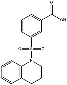 Benzoic acid, 3-[(3,4-dihydro-1(2H)-quinolinyl)sulfonyl]-