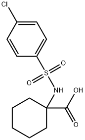 1-[(4-chlorophenyl)sulfonylamino]cyclohexane-1-carboxylic acid
