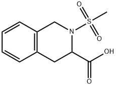 2-(METHYLSULFONYL)-1,2,3,4-TETRAHYDROISOQUINOLINE-3-CARBOXYLIC ACID