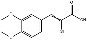 β-(3,4-Dimethoxy-phenyl)-α-mercapto-acrylsaeure