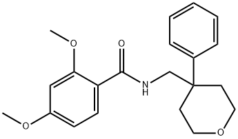 2,4-DIMETHOXY-N-((4-PHENYL-TETRAHYDRO-2H-PYRAN-4-YL)METHYL)BENZAMIDE