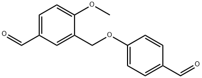 3-((4-甲酰基苯氧基)甲基)-4-甲氧基苯甲醛