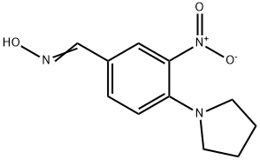3-NITRO-4-(1-PYRROLIDINYL)BENZENECARBALDEHYDE OXIME