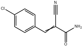 3-(4-chlorophenyl)-2-cyanoprop-2-enamide