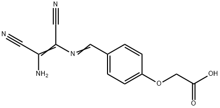 2-(4-(4-AMINO-2-AZA-3,4-DINITRILOBUTA-1,3-DIENYL)PHENOXY)ACETIC ACID