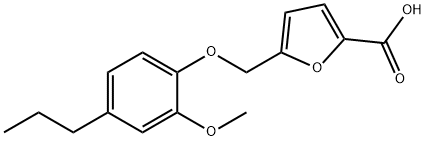 2-Furancarboxylic acid, 5-[(2-methoxy-4-propylphenoxy)methyl]-