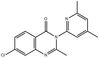 7-CHLORO-3-(4,6-DIMETHYL-2-PYRIDINYL)-2-METHYL-4(3H)-QUINAZOLINONE