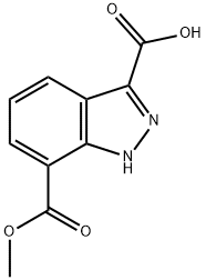 1H-吲唑-3,7-二甲酸 7-甲酯